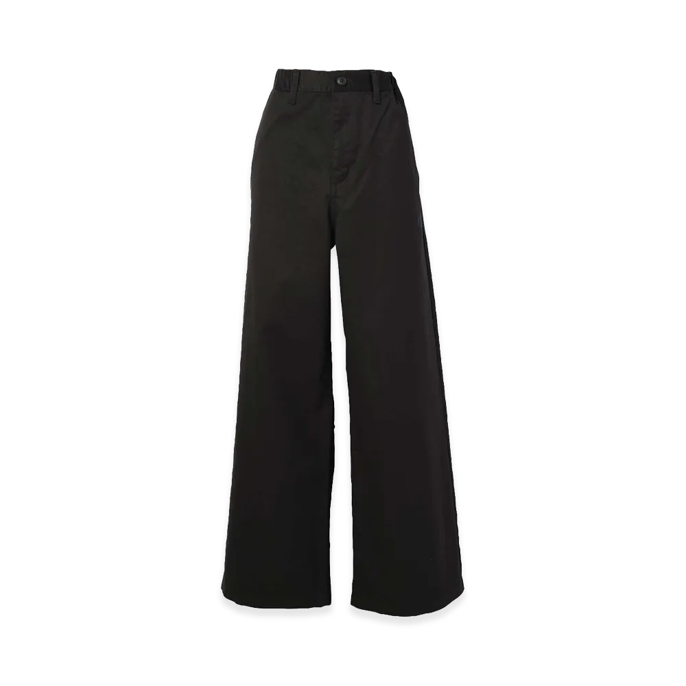HYSTERIC GLAMOUR Women's Wide Chino Pants "Black"