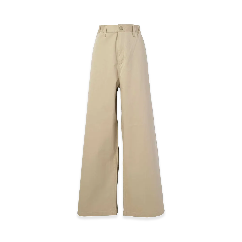 HYSTERIC GLAMOUR Women's Wide Chino Pants "Beige"