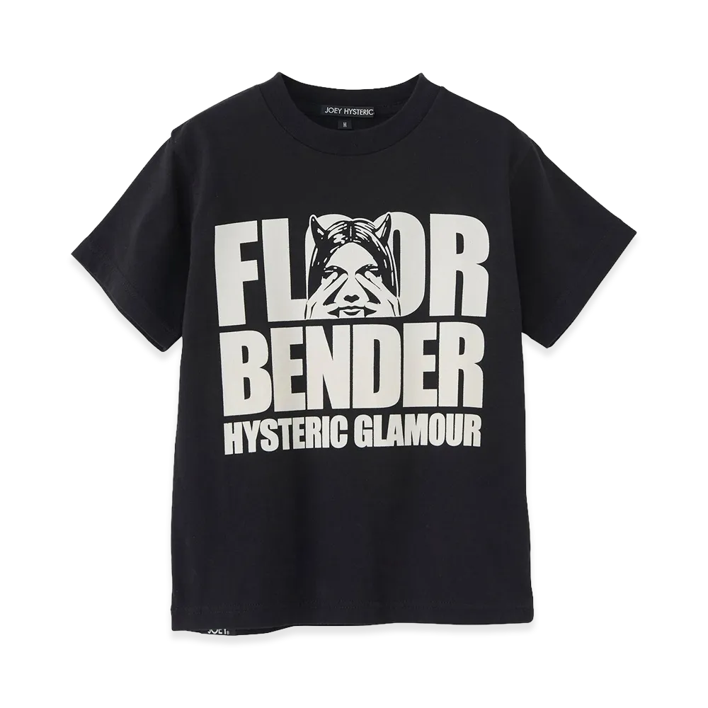 HYSTERIC GLAMOUR Kids Floor Bender T-Shirt "Black"