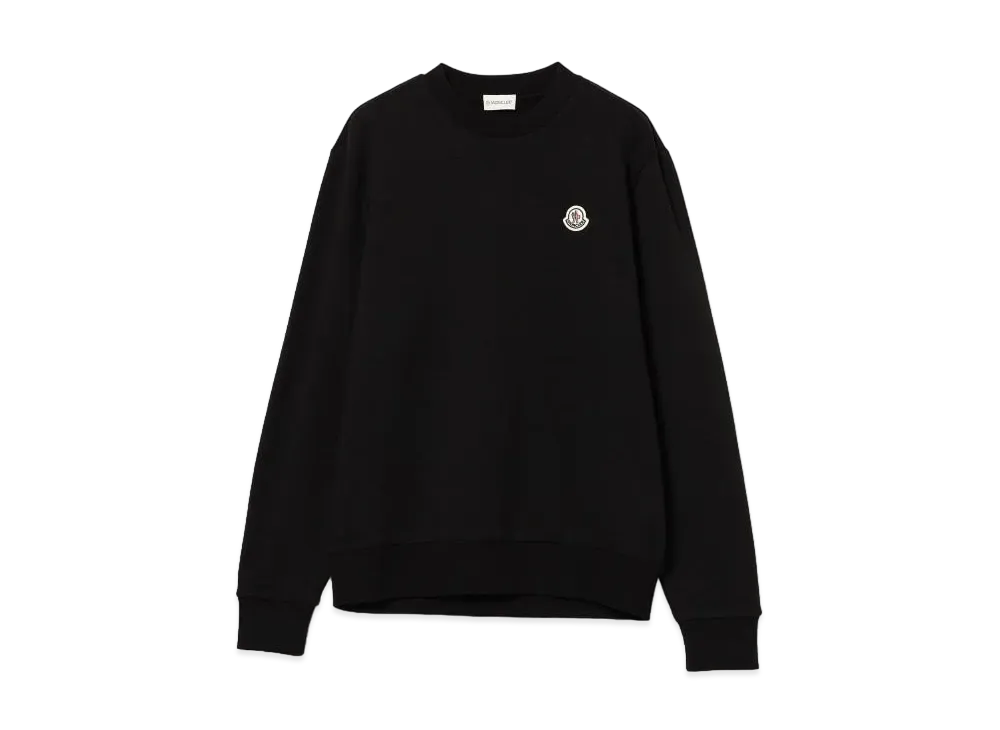 Moncler 23SS Sweat Trainer Pullover Crew Neck "Black"
