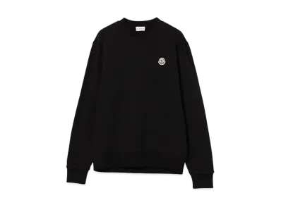 Moncler 23SS Sweat Trainer Pullover Crew Neck "Black"