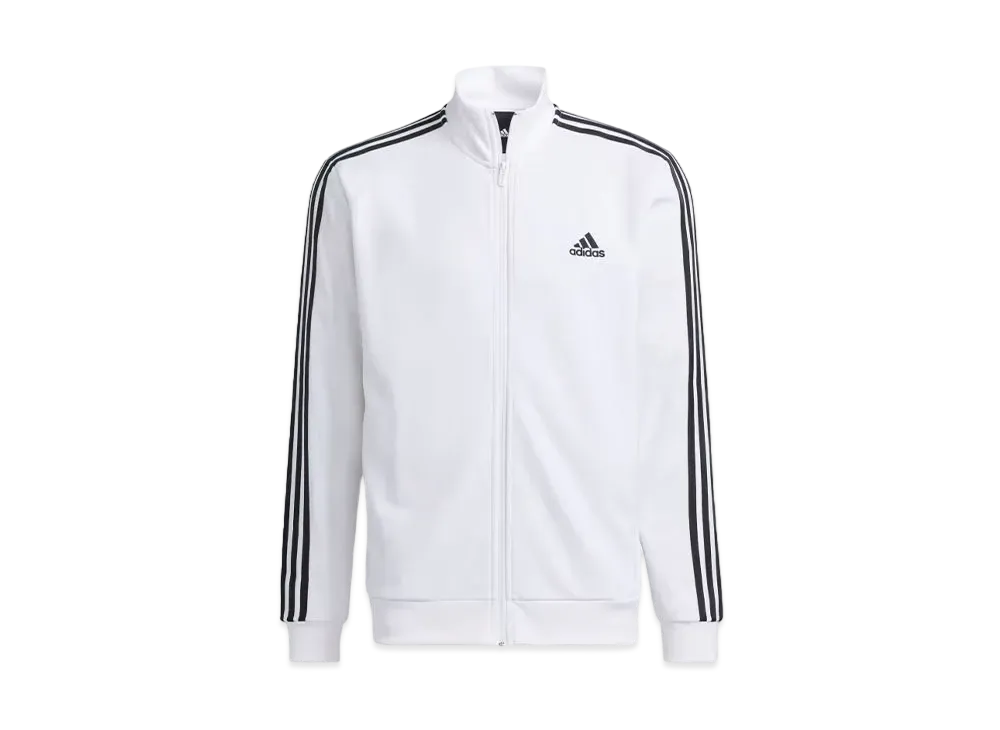 adidas Three Stripes Double Knit Track Top "White"
