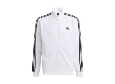 adidas Three Stripes Double Knit Track Top "White"