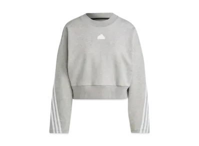 adidas Future Icon 3 Stripes Sweatshirts "Gray"