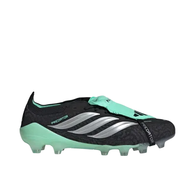 adidas Predator Elite Fold-Over Tongue HG "Core Black/Silver Metallic"