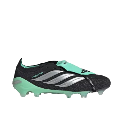 adidas Predator Elite Fold-Over Tongue FG "Core Black/Silver Metallic"