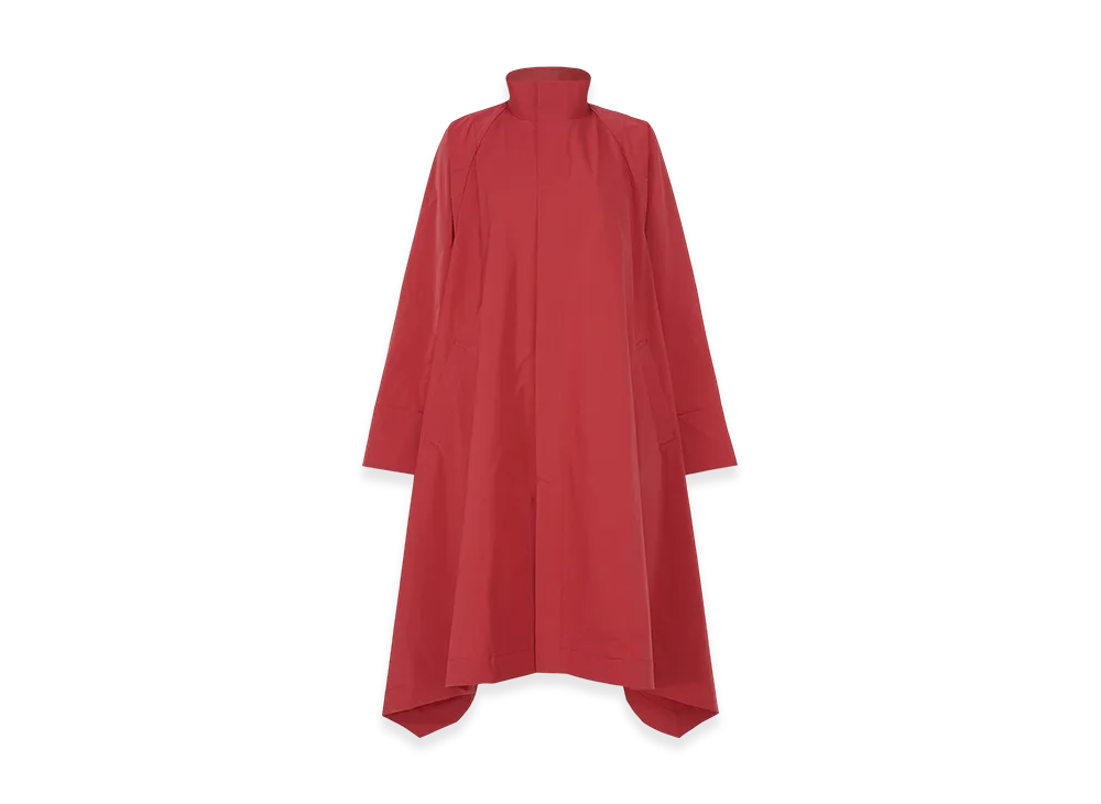 132 5. ISSEY MIYAKE Trapezoid Coat "Crimson"