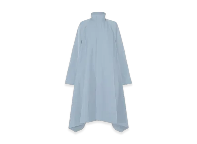 132 5. ISSEY MIYAKE Trapezoid Coat "Light Blue"