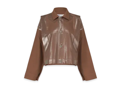 132 5. ISSEY MIYAKE Tucked Foil "Brown"