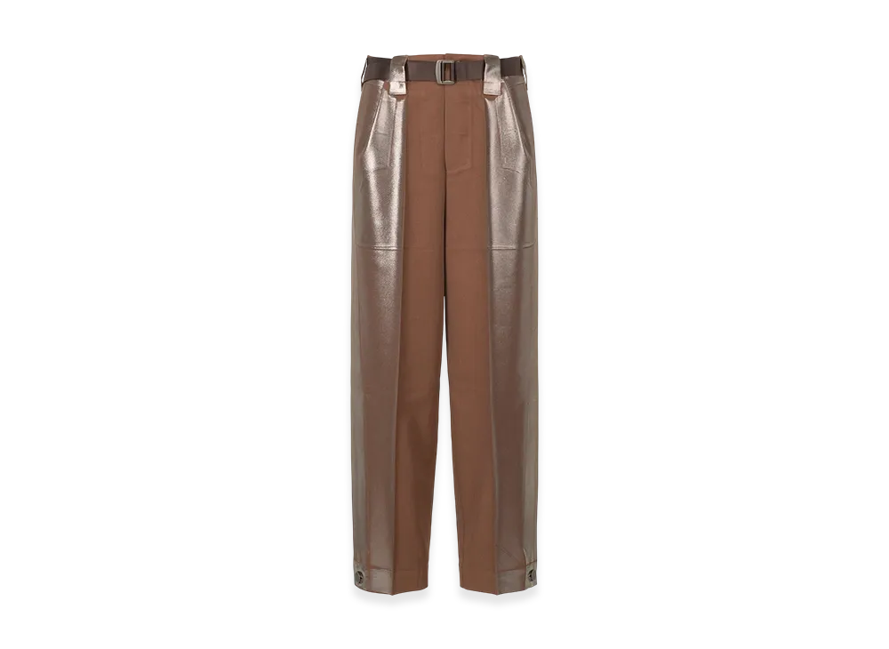 132 5. ISSEY MIYAKE Tucked Foil "Brown"
