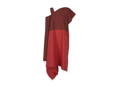 132 5. ISSEY MIYAKE Slit Print "Crimson"