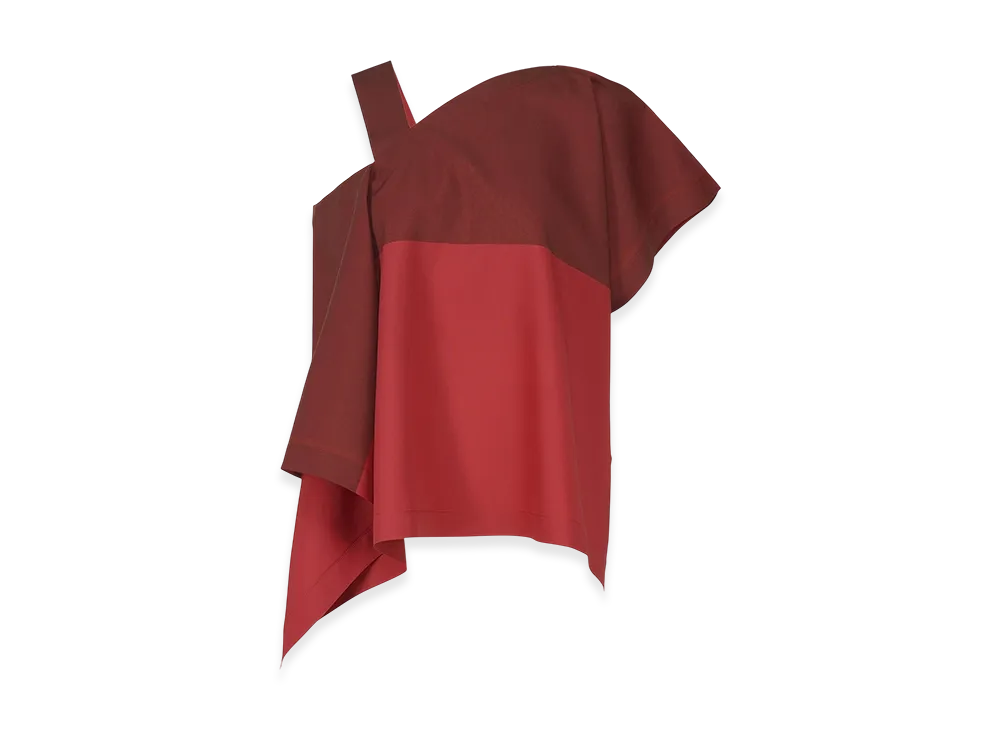 132 5. ISSEY MIYAKE Slit Print "Crimson"