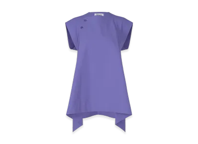 132 5. ISSEY MIYAKE Trapezoid Shirt "Blue Violet"