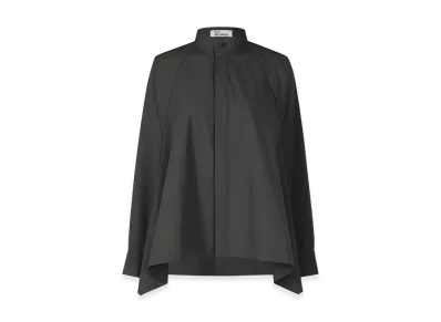 132 5. ISSEY MIYAKE Trapezoid Shirt "Black"