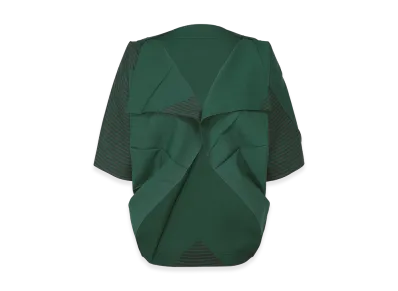 132 5. ISSEY MIYAKE Fold Ramie Print "Viridian"