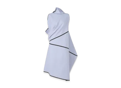 132 5. ISSEY MIYAKE Half Cube Pattern Knit "Blue/Black"