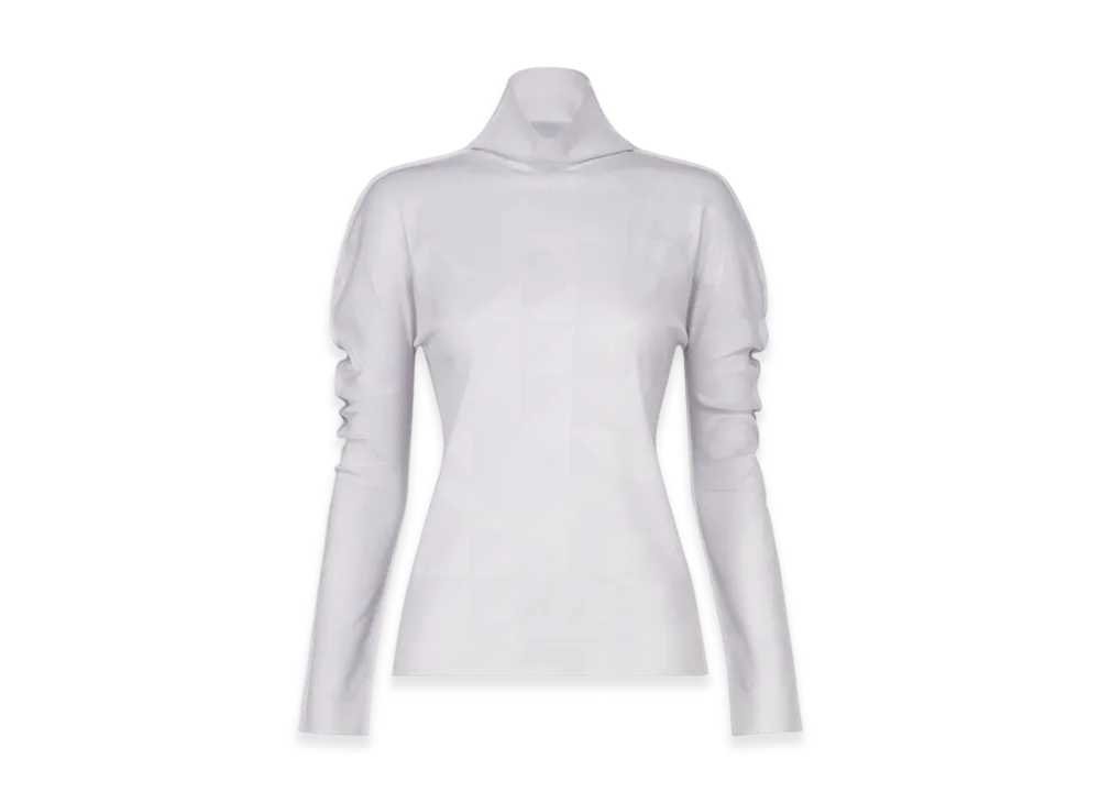 132 5. ISSEY MIYAKE Cut Knit "Pale Gra"