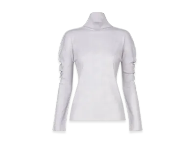 132 5. ISSEY MIYAKE Cut Knit "Pale Gra"