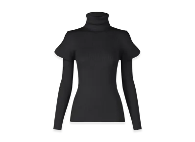 132 5. ISSEY MIYAKE Flat Rib Knit 1 "Black"