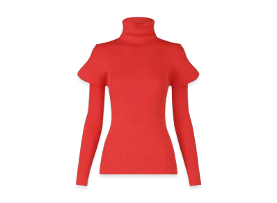 132 5. ISSEY MIYAKE Flat Rib Knit 1 "Red"