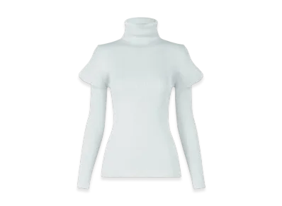 132 5. ISSEY MIYAKE Flat Rib Knit 1 "Pale Gray"