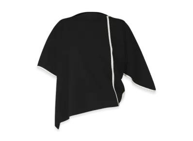 132 5. ISSEY MIYAKE Half Cube Pattern Knit "Black/White"