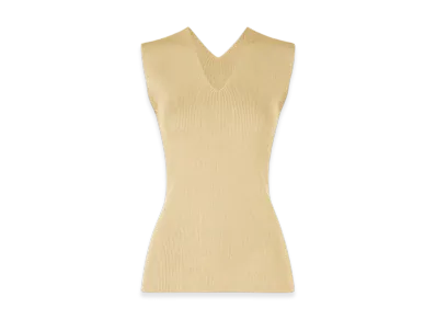 132 5. ISSEY MIYAKE Flat Rib Knit 2 "Cream Beige"