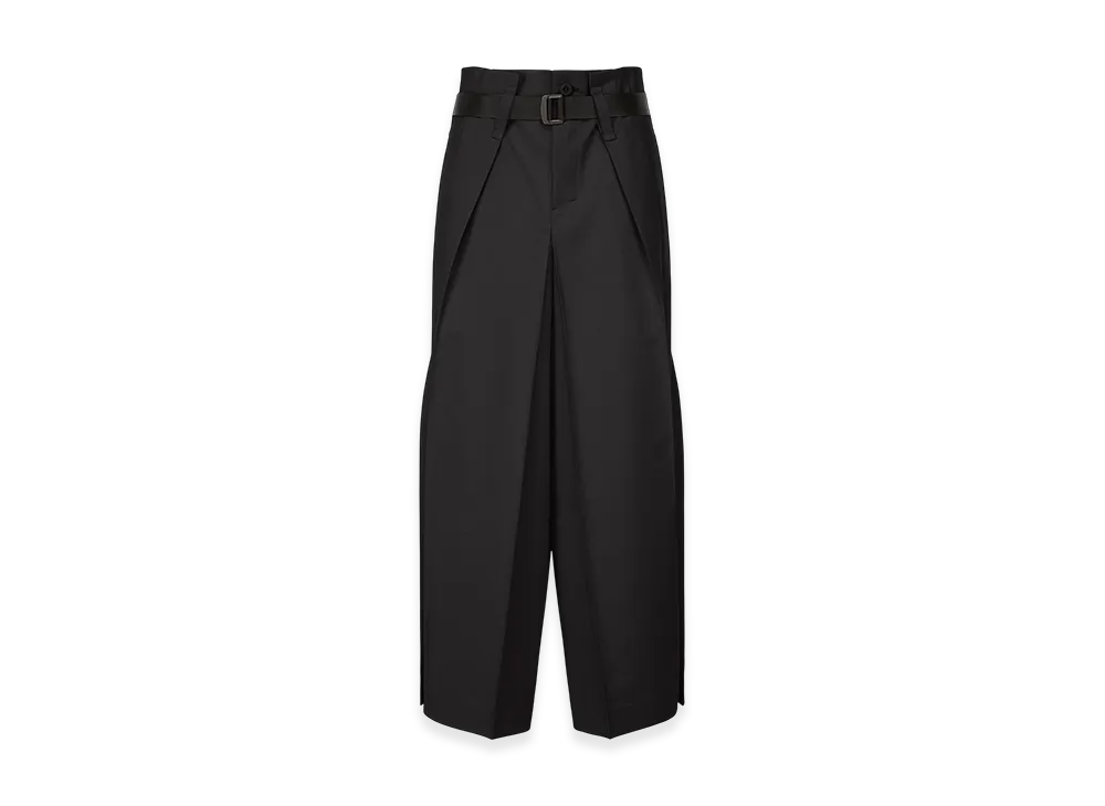 132 5. ISSEY MIYAKE Flat Square Bottoms "Black"