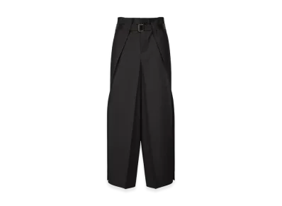 132 5. ISSEY MIYAKE Flat Square Bottoms "Black"