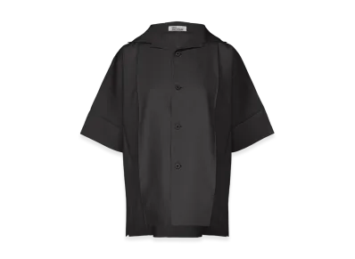 132 5. ISSEY MIYAKE Flat Shirts "Black"