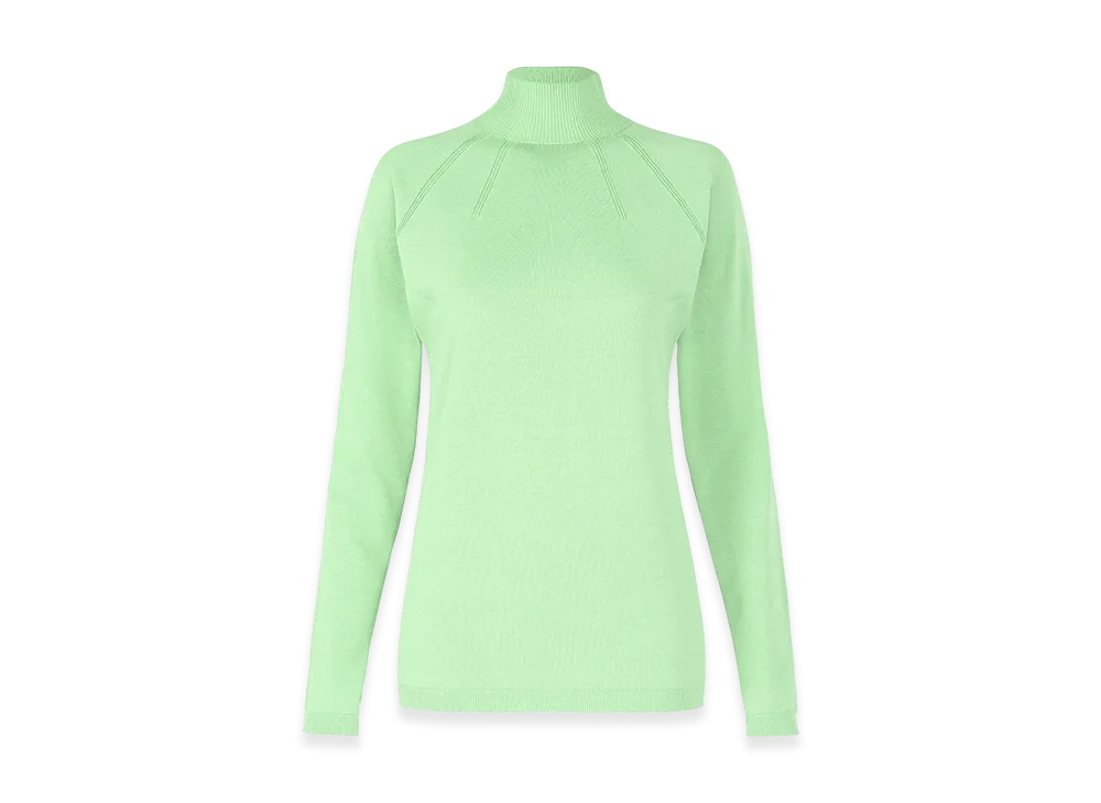 132 5. ISSEY MIYAKE Darted Knit "Mint Green"