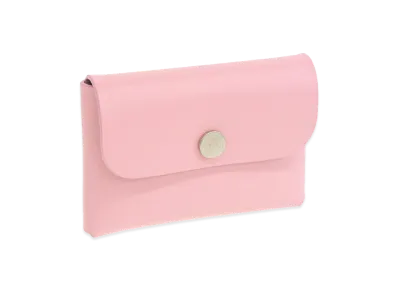 IL BISONTE Women's Coin Case "Pink"