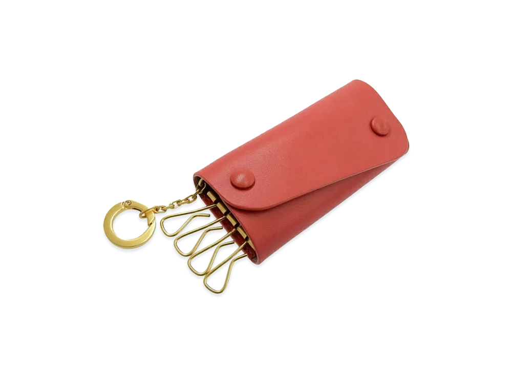 IL BISONTE Key Case "Red"
