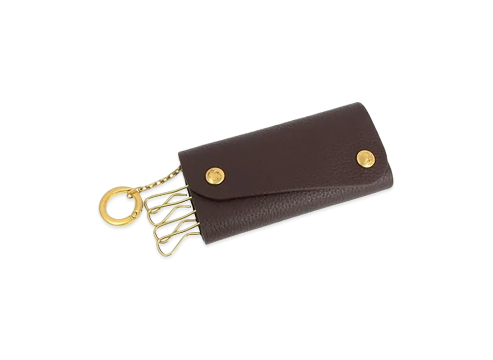 IL BISONTE Key Case "Brown"