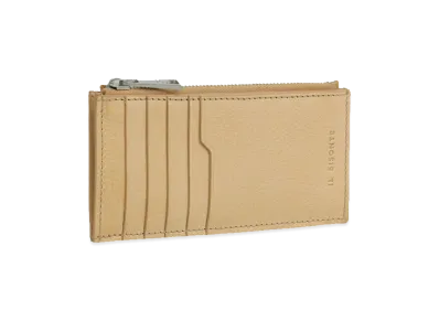 IL BISONTE Women's Card Case "Beige"