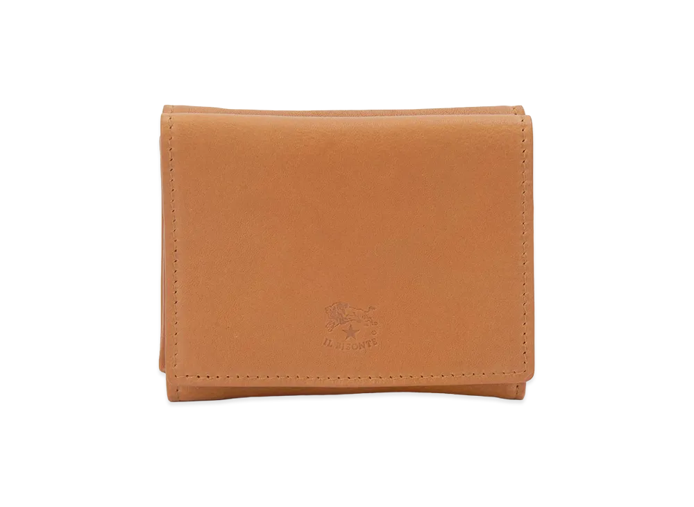 IL BISONTE Trifold Wallet "Natural Brown"