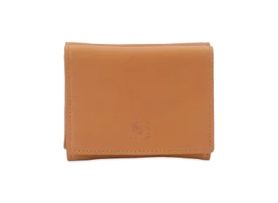 IL BISONTE Trifold Wallet "Natural Brown"