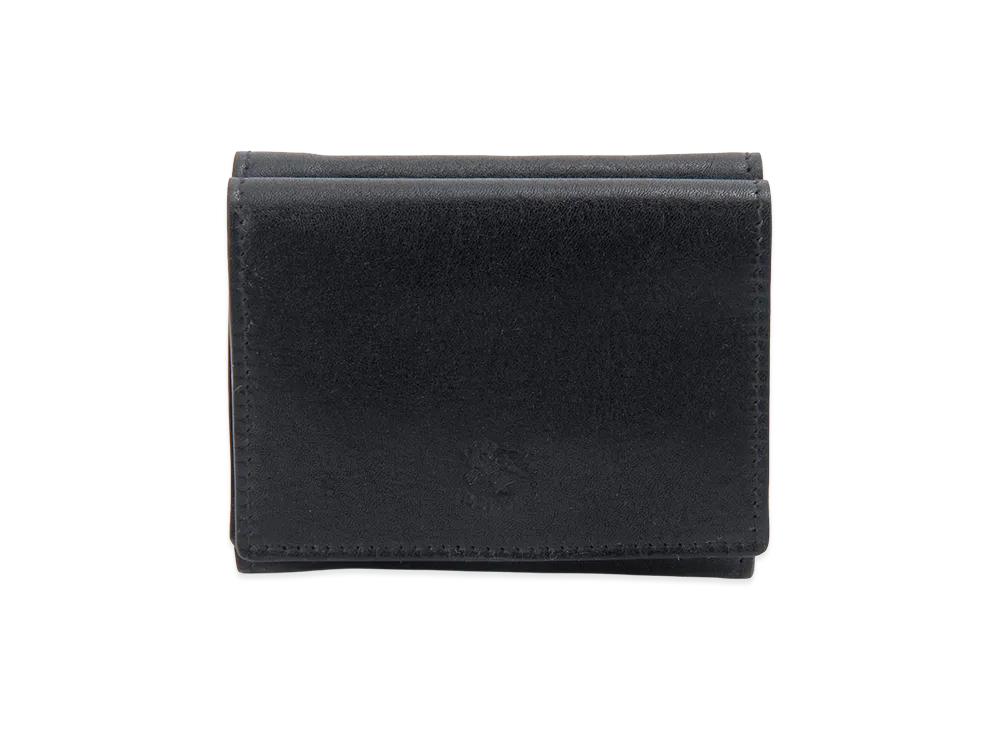 IL BISONTE Trifold Wallet "Nero Black"