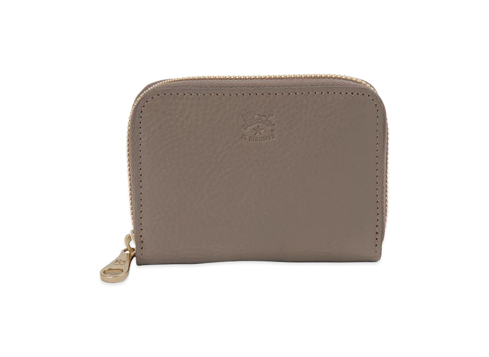IL BISONTE Coin Case "Tortora Grey"