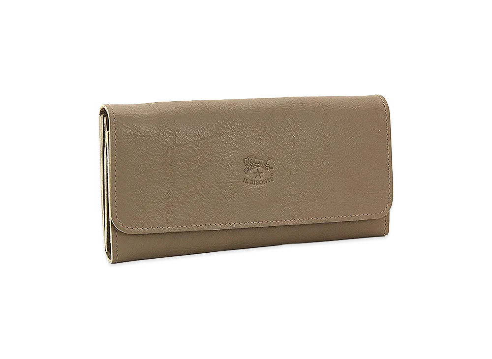 IL BISONTE Long Wallet "Tortora"