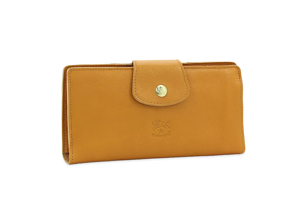 IL BISONTE Long Wallet "Orange"