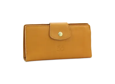 IL BISONTE Long Wallet "Orange"