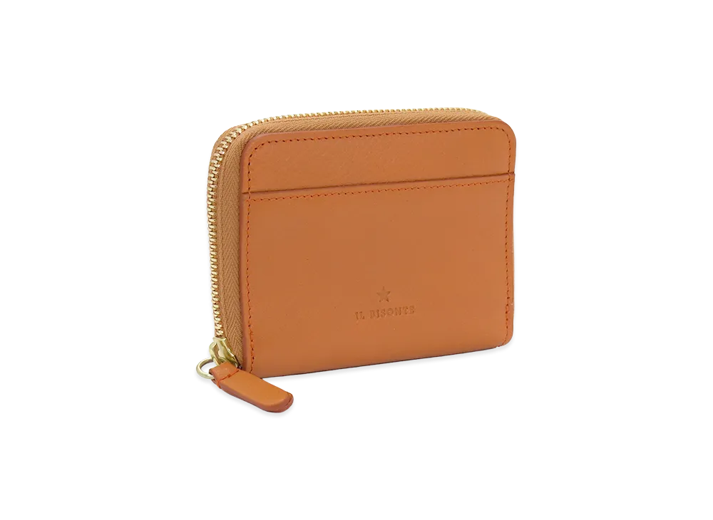 IL BISONTE Nina Bi-Fold Zip-Around "Caramel"
