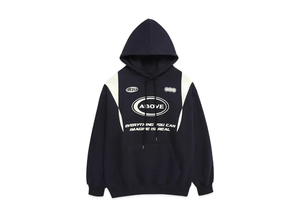 ILLEDIT Above Logo Hoodie "Navy"
