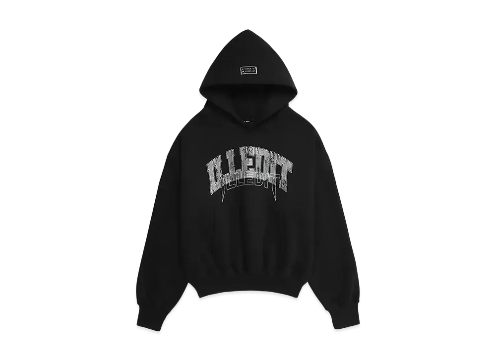 ILLEDIT Illedit Vintage Logo Crop Hood "Black"