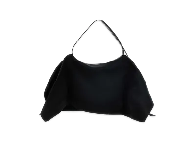 ISSEY MIYAKE Womens Enveloping Square Handbag "Black"
