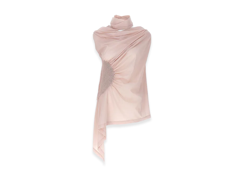 ISSEY MIYAKE Womens Eye Of The Bean Top "Pink"