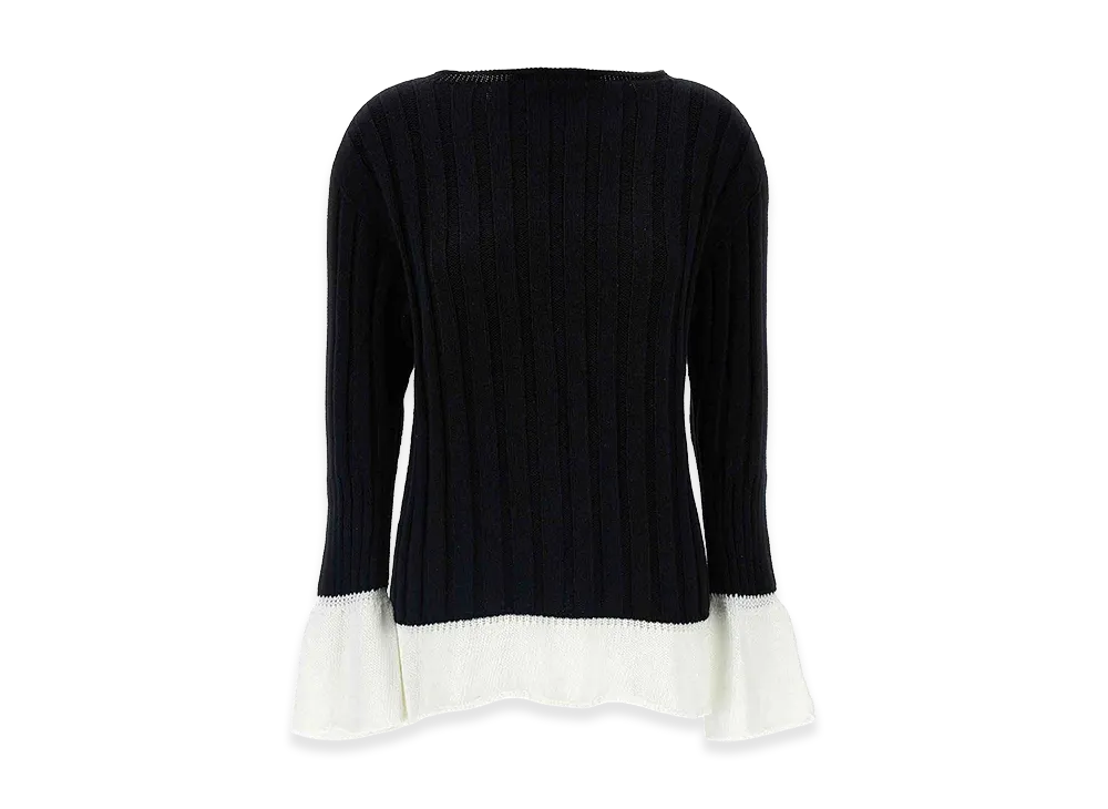 ISSEY MIYAKE Womens Behind The Scenes Sweater "Black"