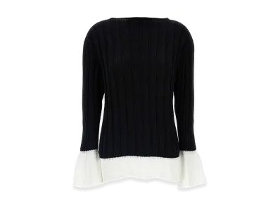 ISSEY MIYAKE Womens Behind The Scenes Sweater "Black"