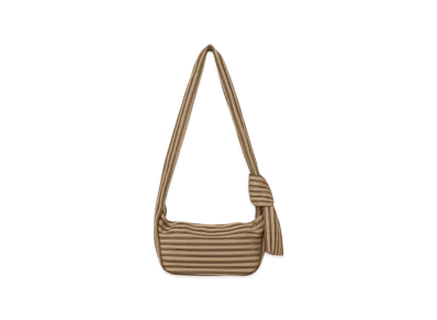 ISSEY MIYAKE Linear Knit Bag-56 "Greige"